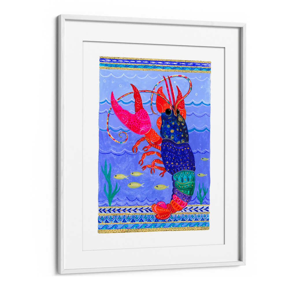 VIBRANT SEA LOBSTER , BEACH PAINTINGS