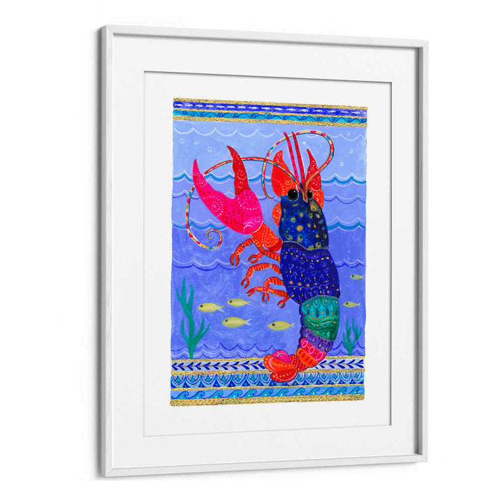 VIBRANT SEA LOBSTER , BEACH PAINTINGS