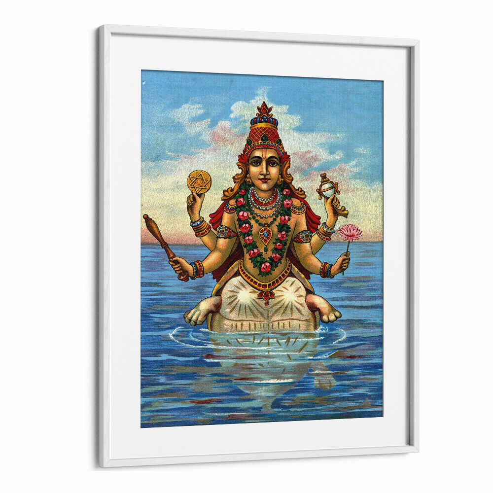 KURMA AVATAR , INDIAN ART PAINTINGS