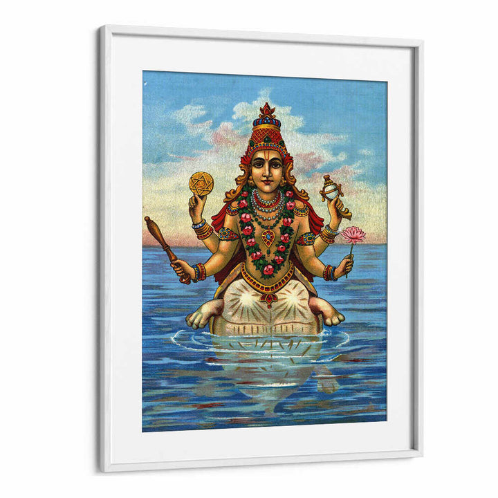 KURMA AVATAR , INDIAN ART PAINTINGS