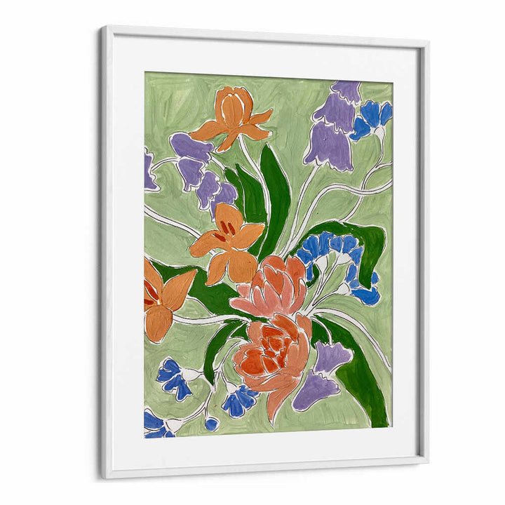 CENTREPIECE , FLORAL FLOWER PAINTINGS