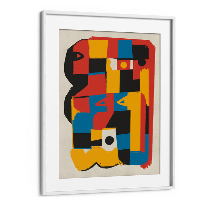 BAUHAUS ABSTRACT COLOR BLOCK , ABSTRACT PAINTINGS