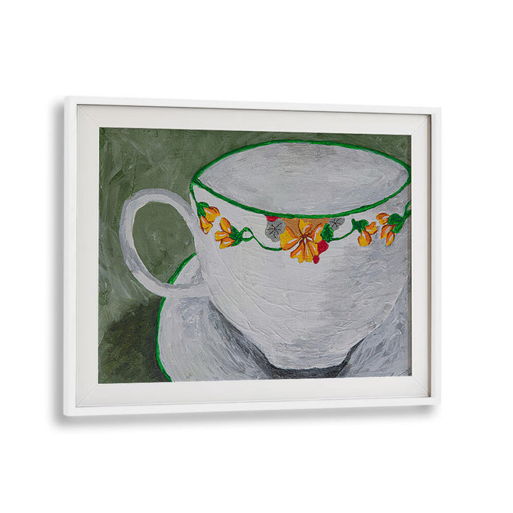 Add charm to your kitchen with our TEACUP WITH FLOWERS, KITCHEN POSTERS featuring elegant floral designs.