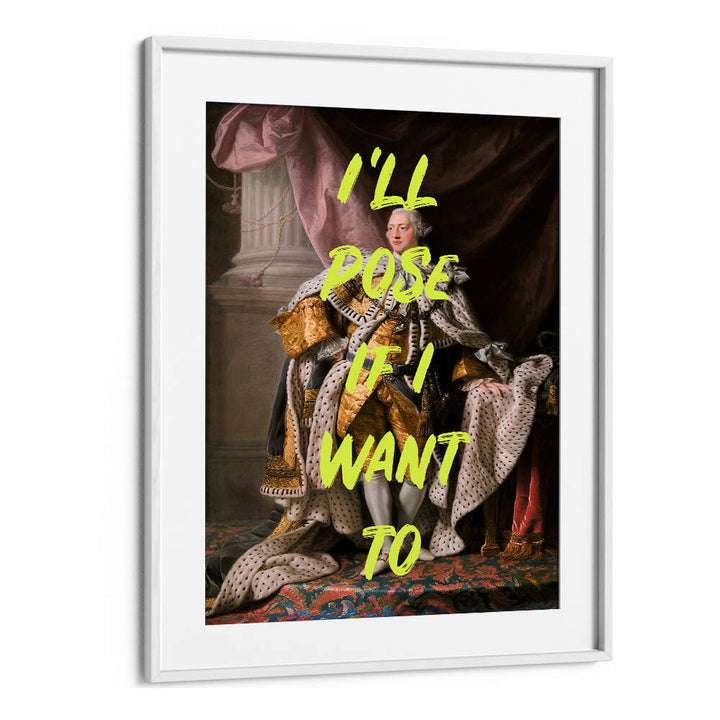 NEON POSER KING , ALTERED ART PRINTS