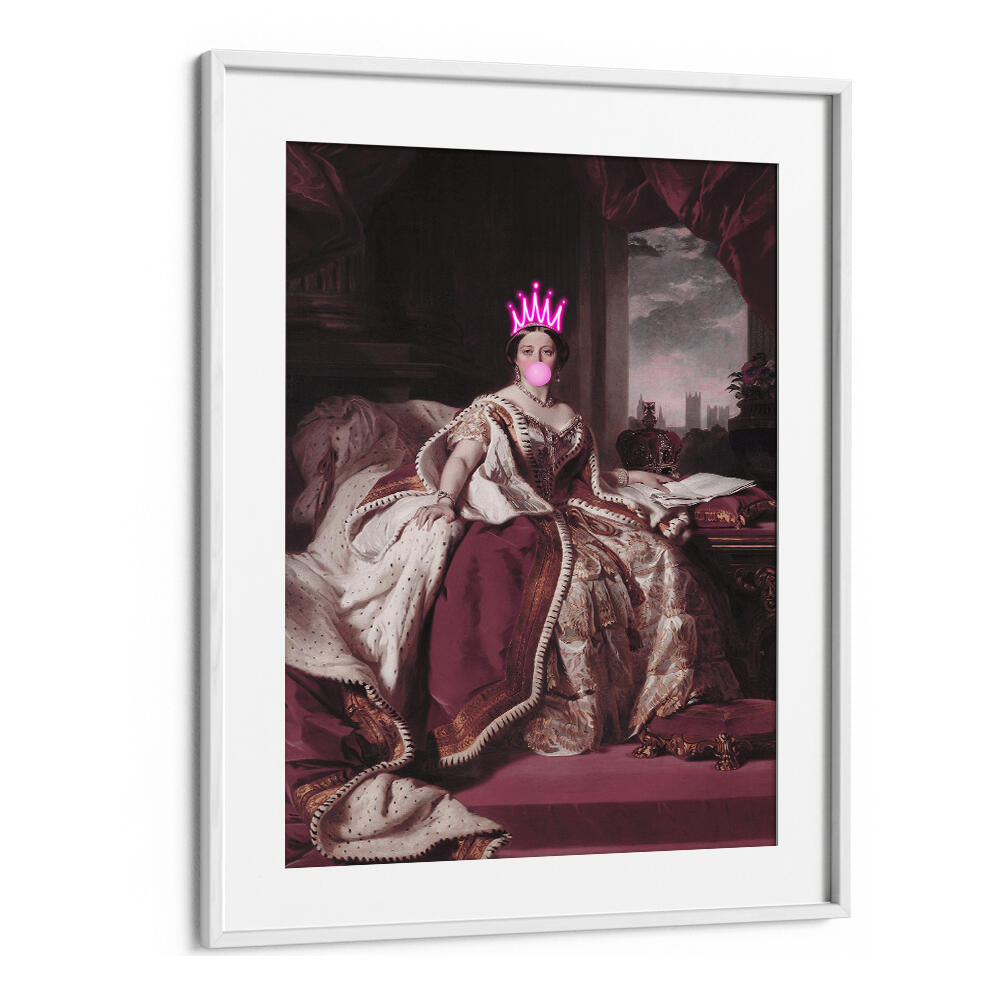 QUEEN VICTORIA BUBBLEGUM , ALTERED ART PRINTS
