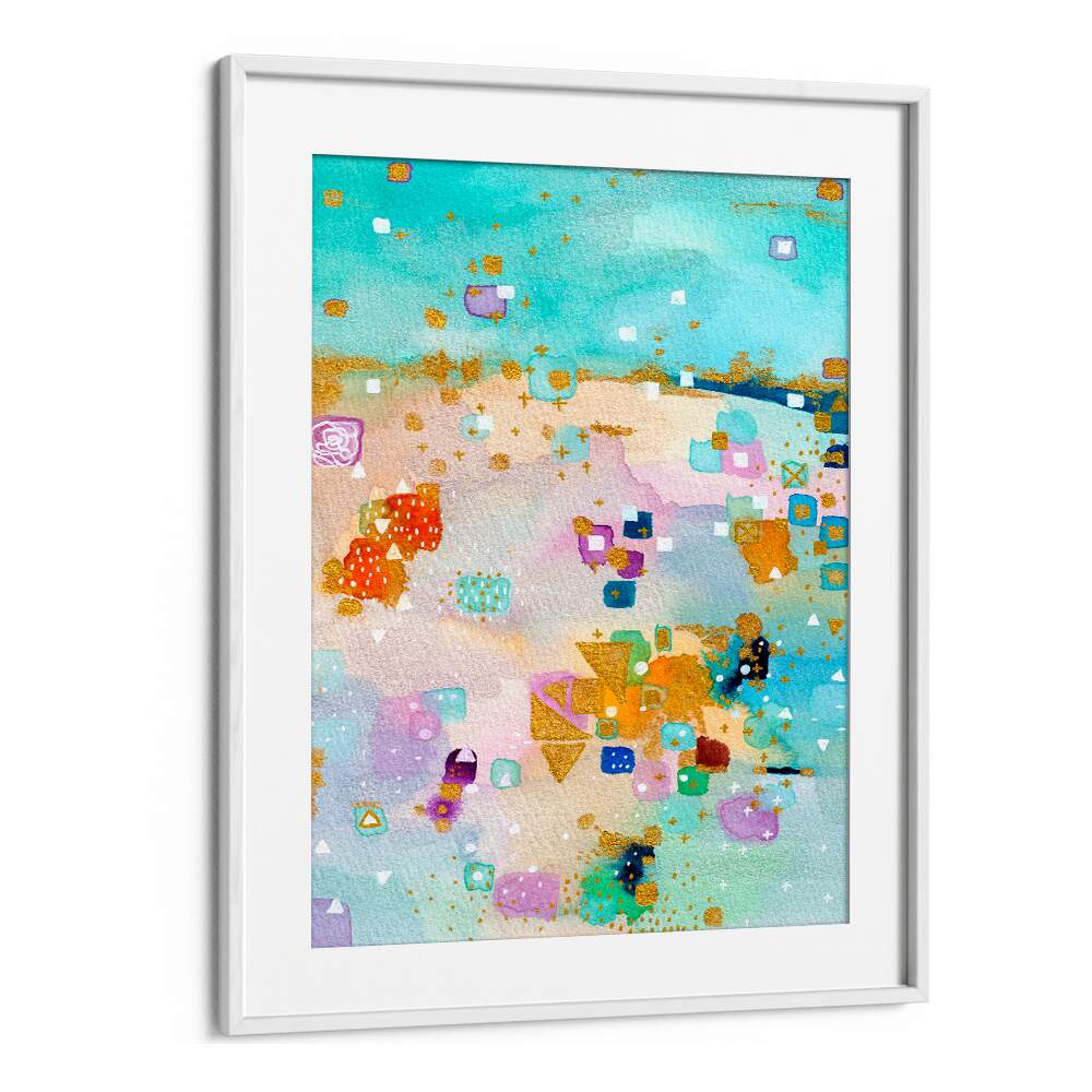 THE AQUARIANS , ABSTRACT PAINTINGS