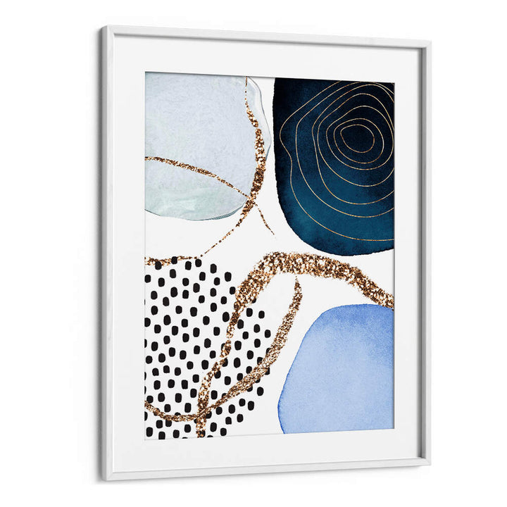 AESTHETIC BLUES I , ABSTRACT PAINTINGS