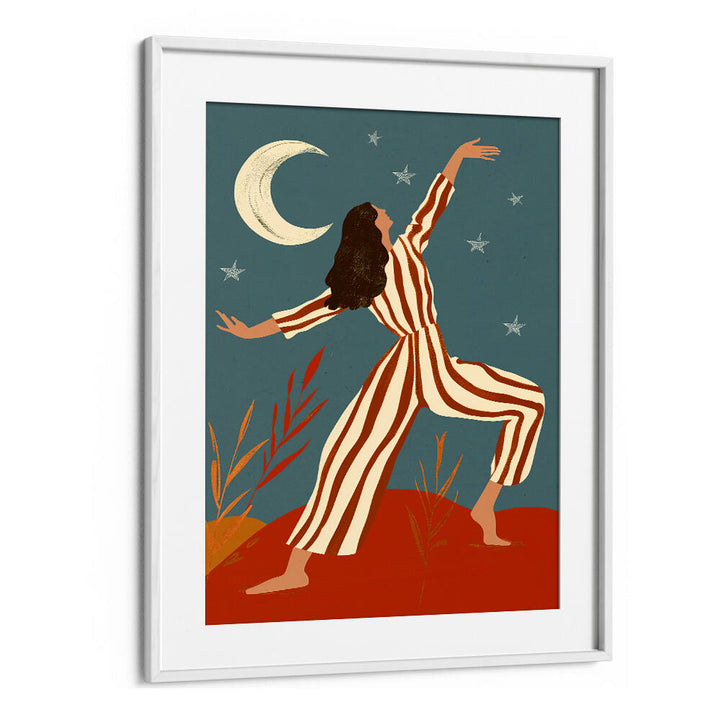 MOONLIT DANCE , PORTRAITS & FIGURATIVE ILLUSTRATIONS