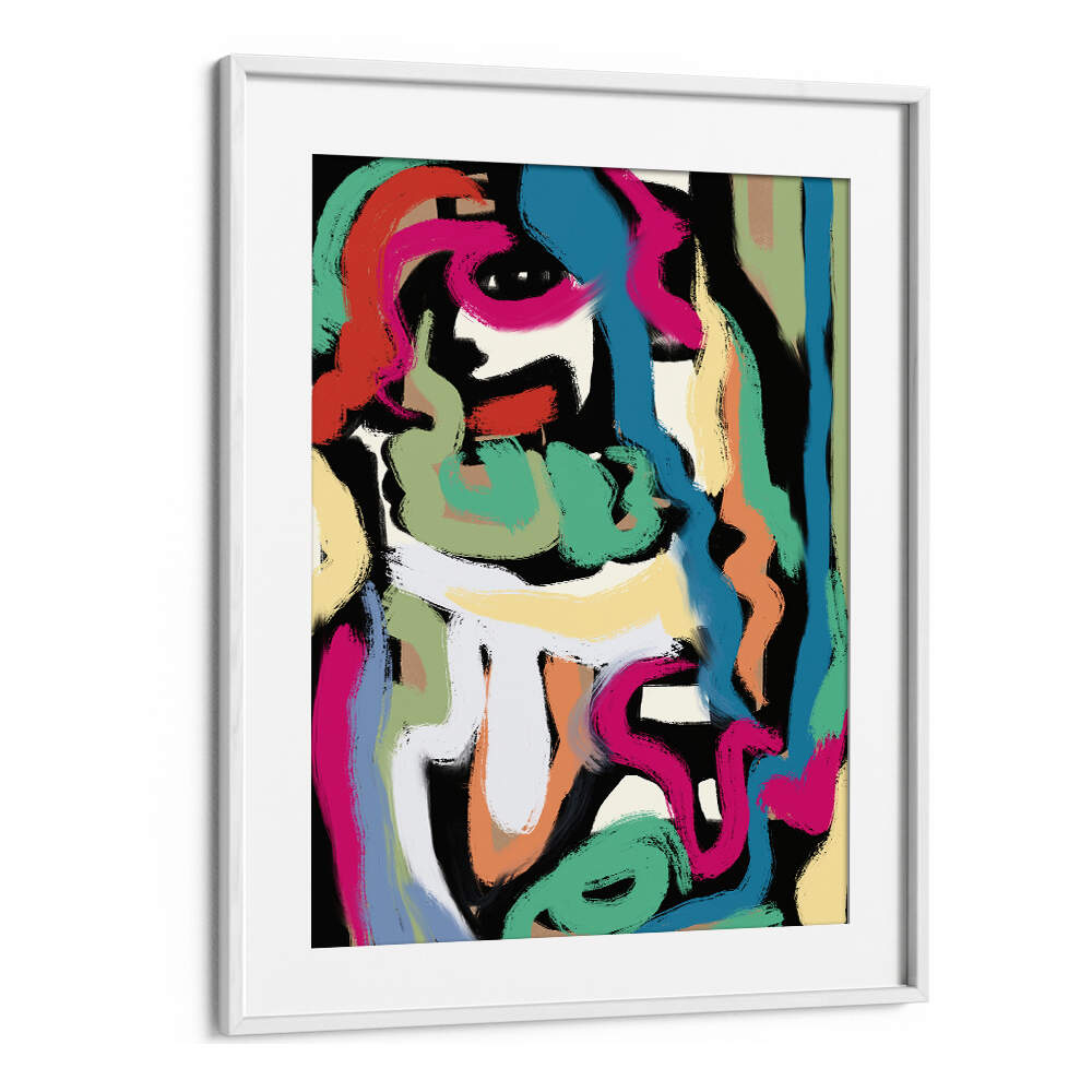 BOLD COLORFUL BRUSHSTROKES , ABSTRACT PAINTINGS