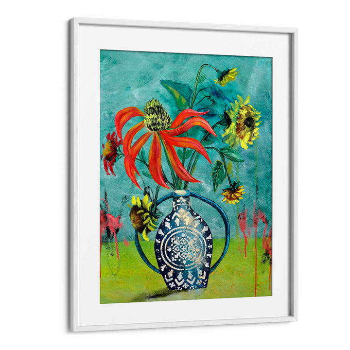 ARTWORK III , FLORAL FLOWER PAINTINGS