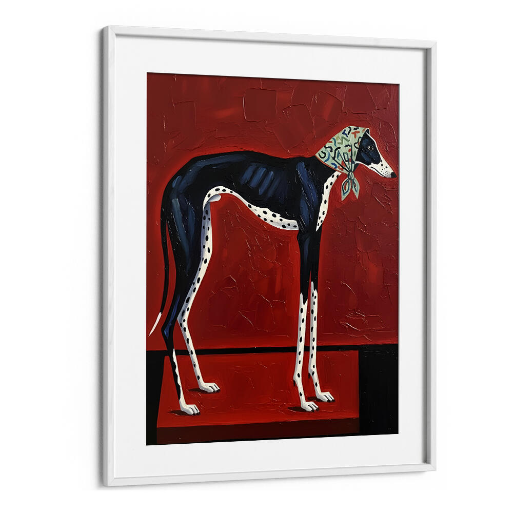 BLACK DOG GREYHOUND I