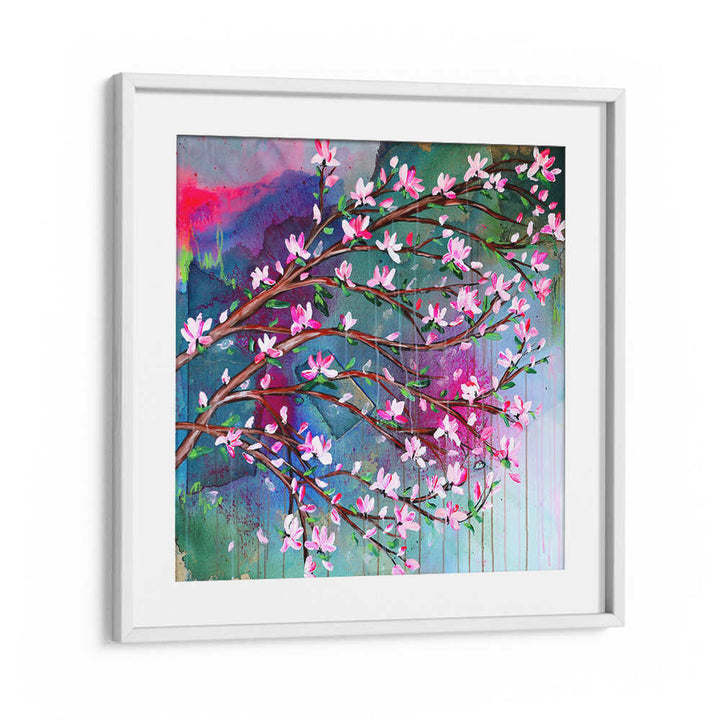 CHERRY BLOSSOM , FLORAL FLOWER PAINTINGS