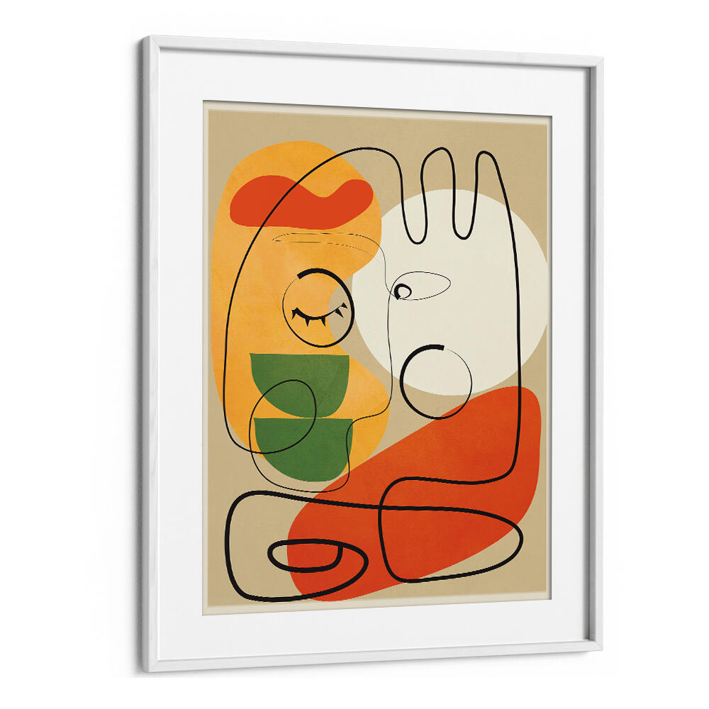 VERY ABSTRACT COLORFUL PORTRAIT