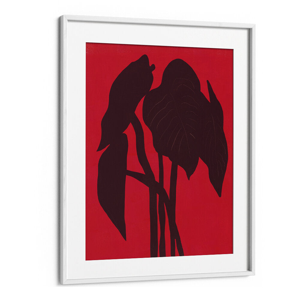 SHADOWED FOLIAGE , FLORAL FLOWER PAINTINGS