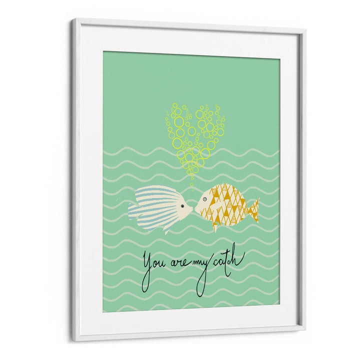Colorful MELLOW Kids Room Paintings featuring playful fish design, perfect for brightening your child's space.