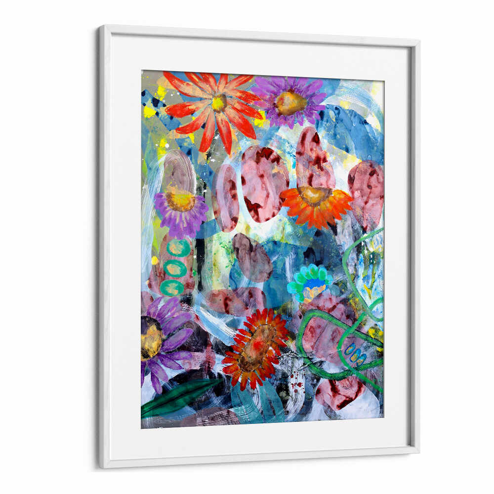 PAINTING , FLORAL FLOWER PAINTINGS