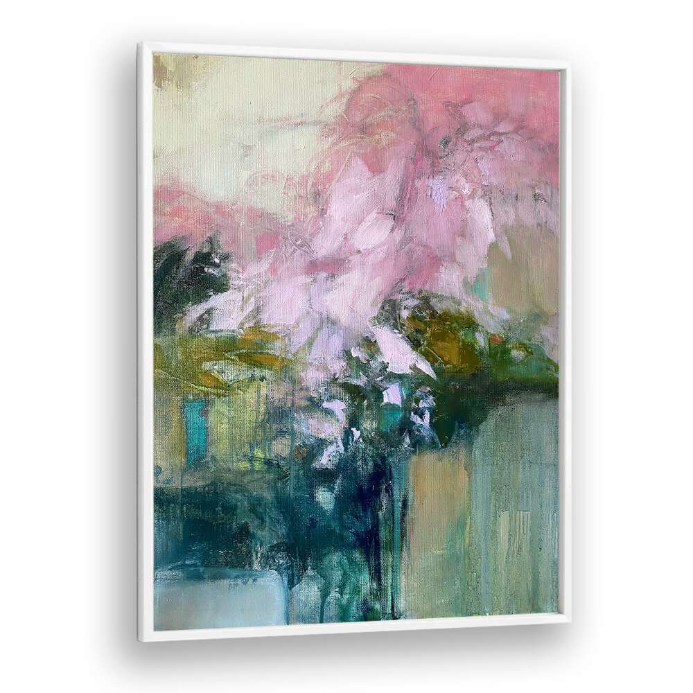 Laze Pink, abstract paintings featuring soft pink hues and a modern design perfect for stylish home decor.
