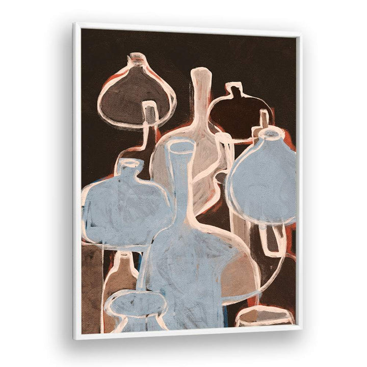 ABSTRACT BLUE BOTTLE FORMS