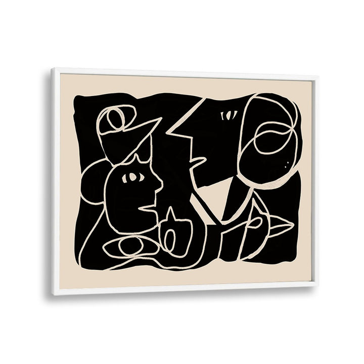 ABSTRACT FACES CONVERSATION
