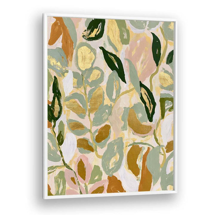 ABSTRACT GOLD LEAVES