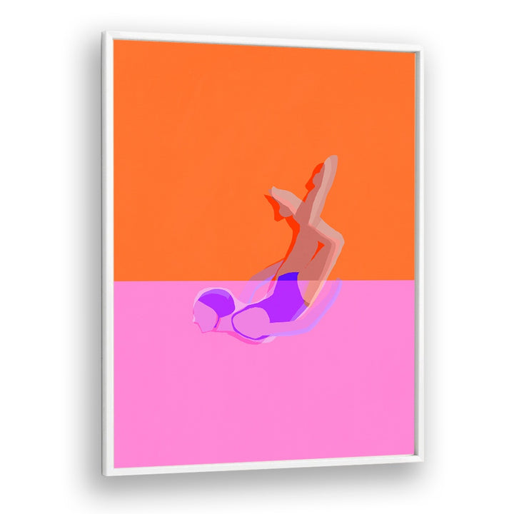 ABSTRACT SWIMMER DIVE