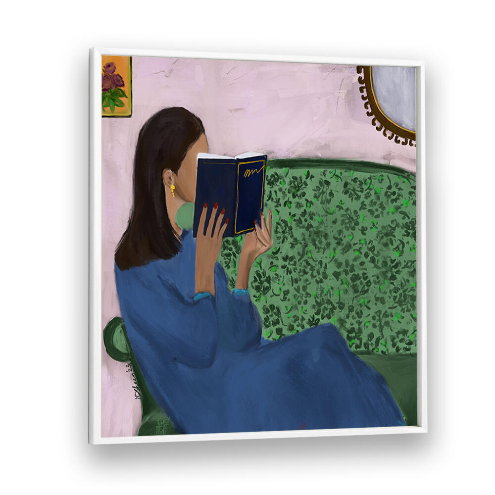 AFTERNOON ESCAPE , PORTRAITS & FIGURATIVE ILLUSTRATIONS