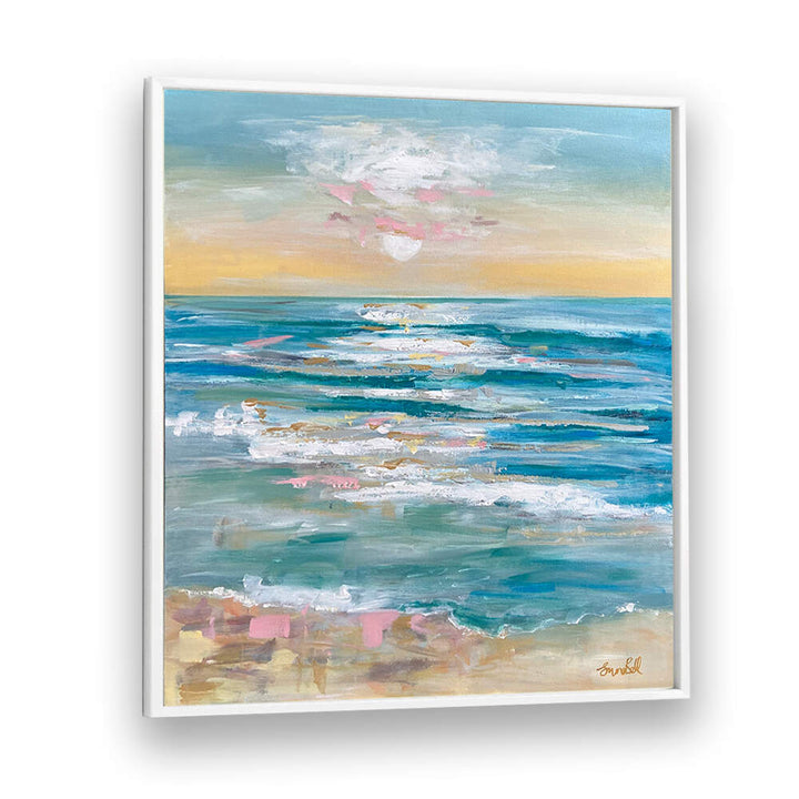 Serene A TRANQUIL OCEAN, BEACH PAINTINGS capture the calming essence of the shore, enhancing your coastal decor.