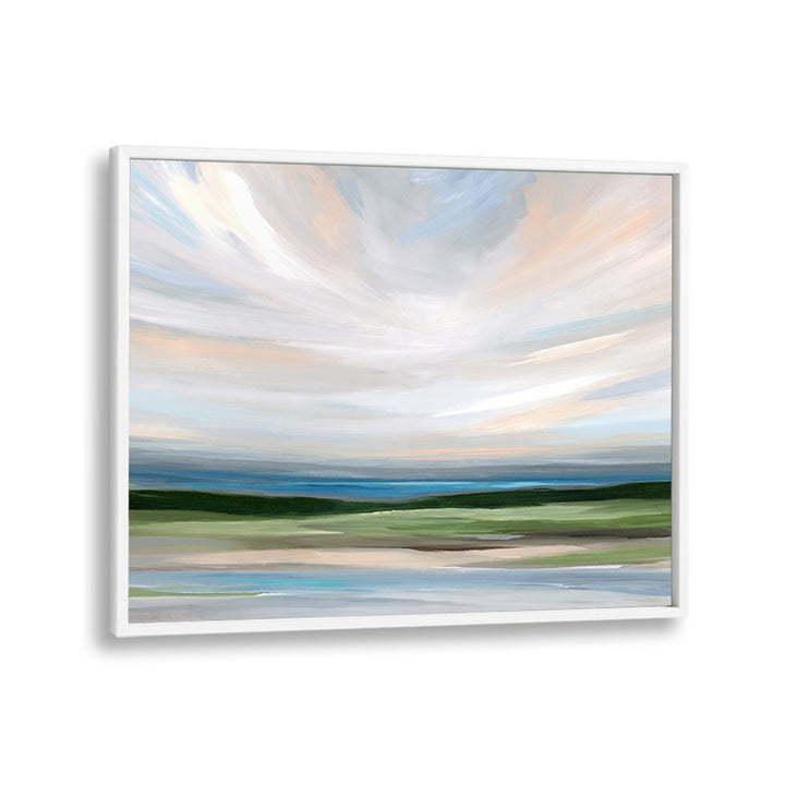 Stunning AT SUNRISE, ABSTRACT PAINTINGS captures dawn's beauty, perfect for enhancing your home decor collection.
