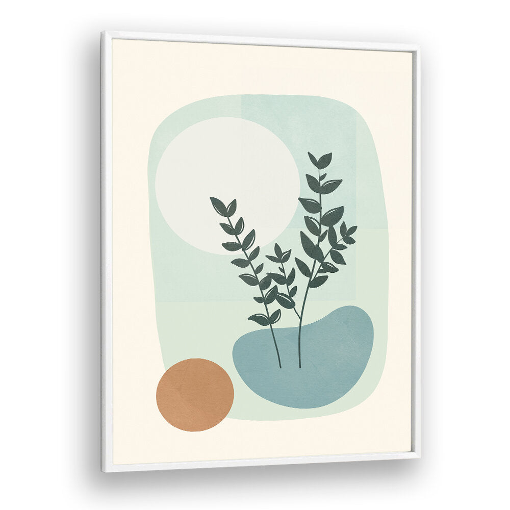 AZZURRO SHAPES III , BOHO ART PAINTINGS