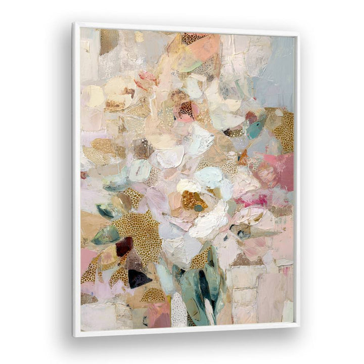 BLUSH GOLD ABSTRACT FLOWERS
