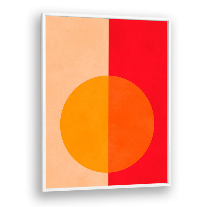 BOLD BISECTED CIRCLE , GEOMETRIC ART PRINTS