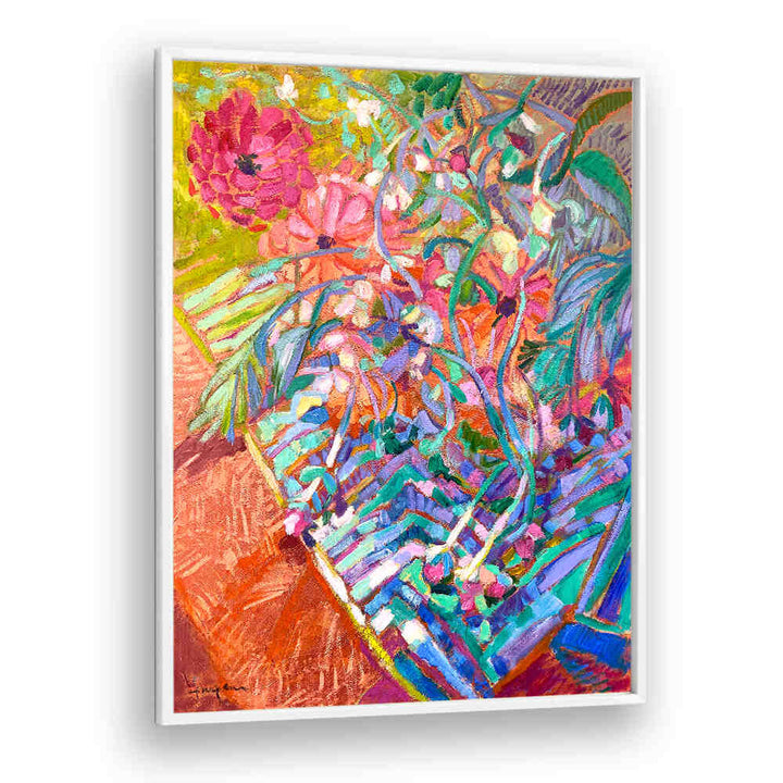 BOTANIC RADIANCE IV , ABSTRACT PAINTINGS