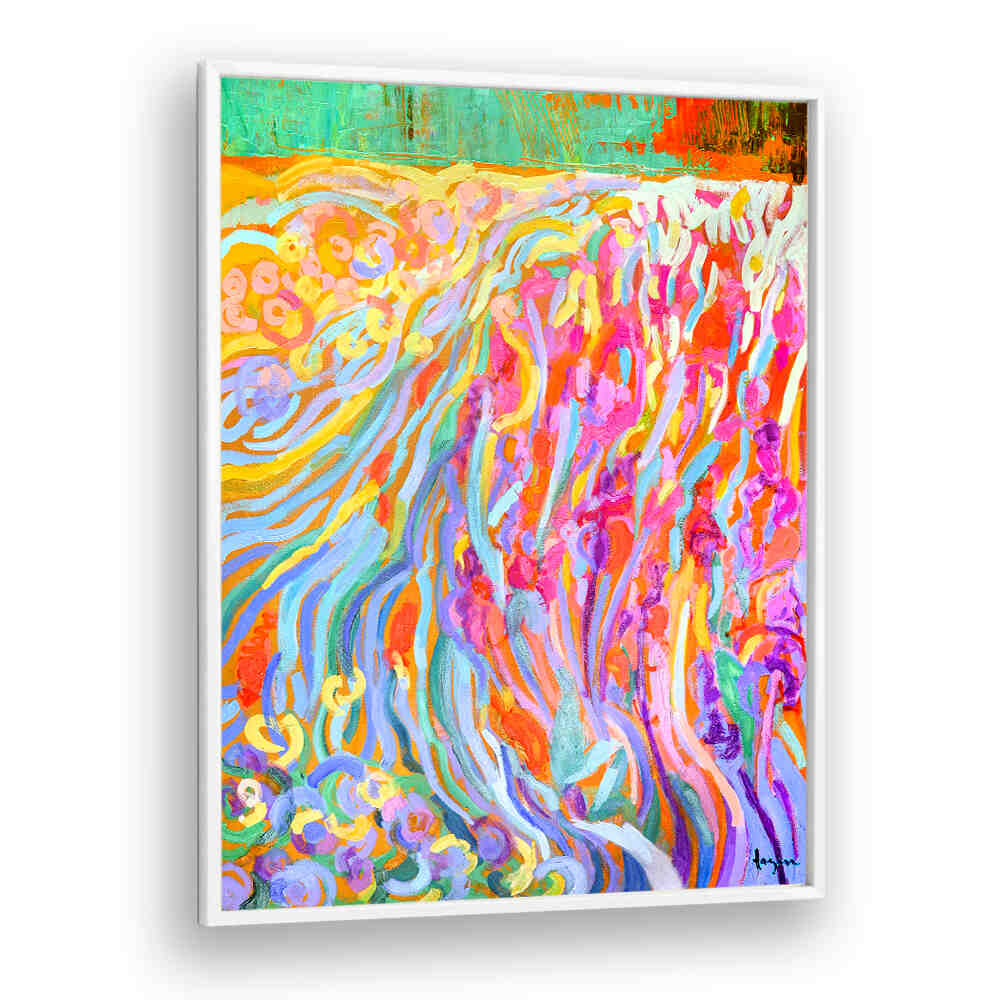 BRILLIANT BLOOM SCAPE II  , ABSTRACT PAINTINGS