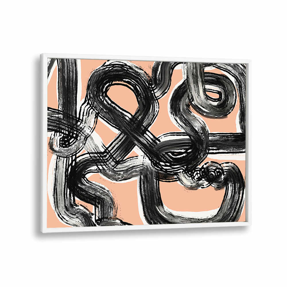 TWISTING PATHWAYS , ABSTRACT PAINTINGS