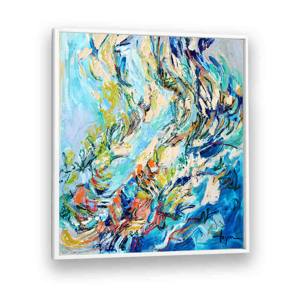 BURST OF BLOOMING LIGHT III , ABSTRACT PAINTINGS