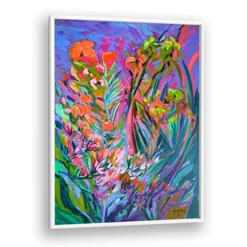 BURST OF BLOOMING LIGHT II , ABSTRACT PAINTINGS
