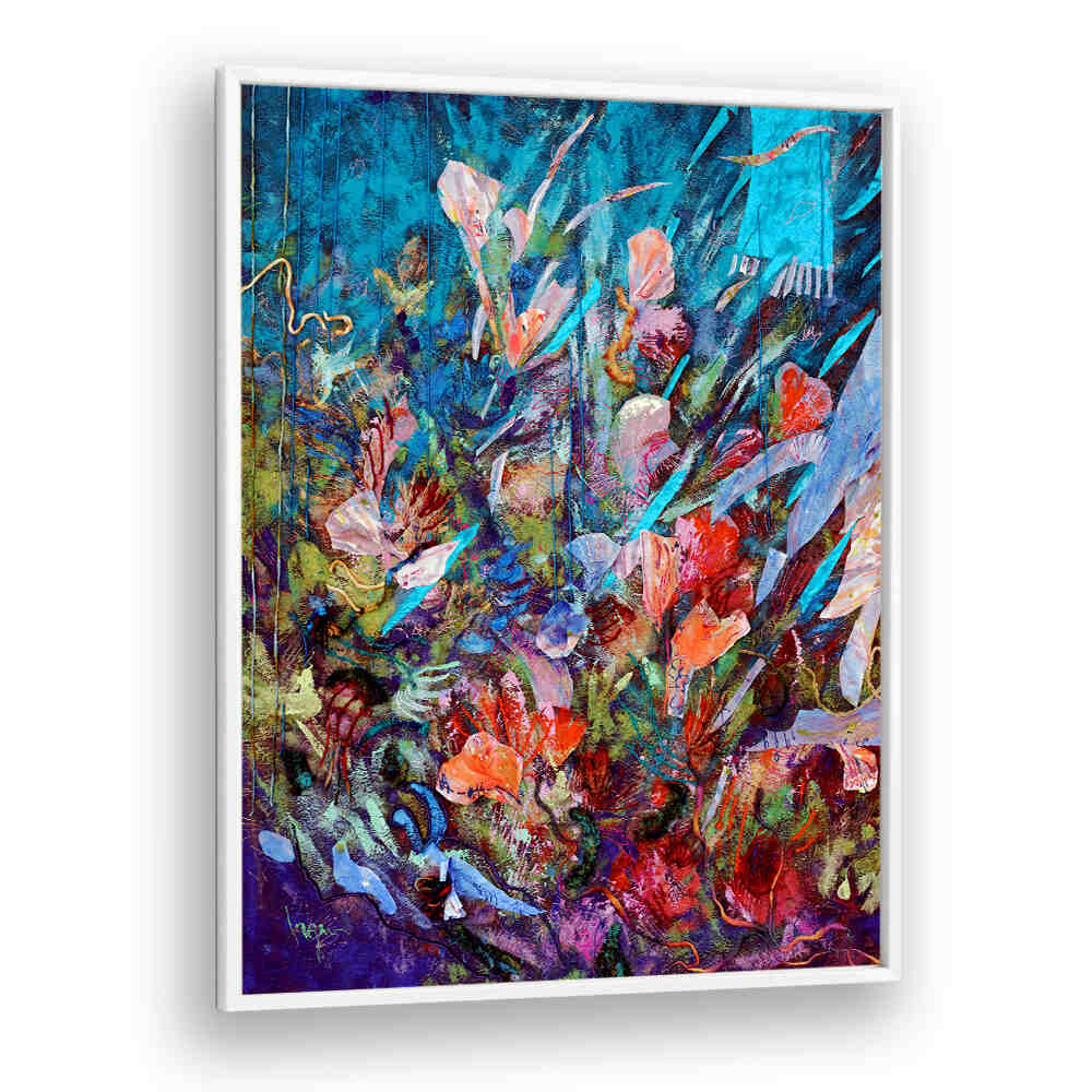 BURST OF BLOOMING LIGHT I  , ABSTRACT PAINTINGS
