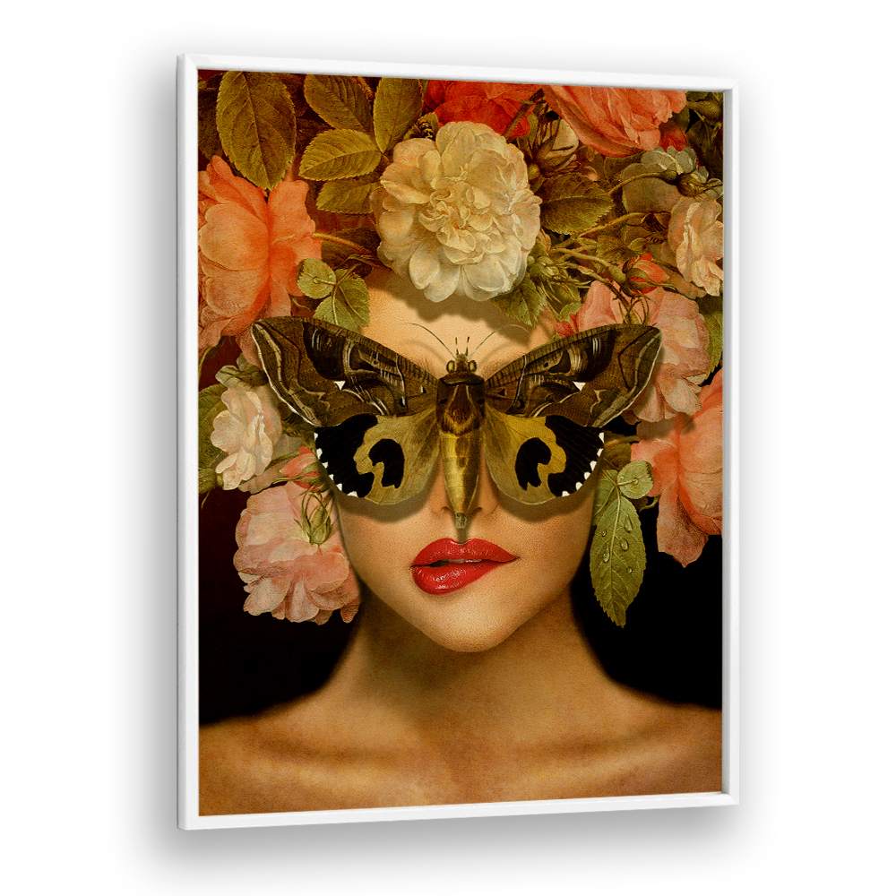 BUTTERFLY MASKED WOMAN