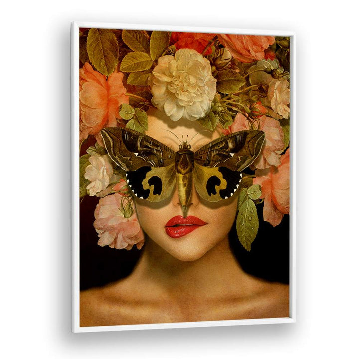 BUTTERFLY MASKED WOMAN