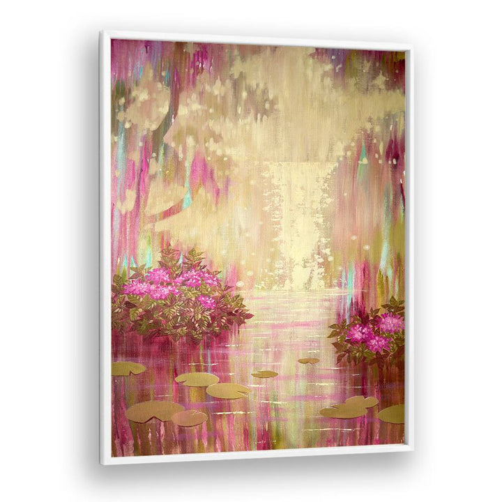Vibrant BLOOMING WATERFALL, LANDSCAPE PAINTINGS bring tranquility and beauty to any home or office space.