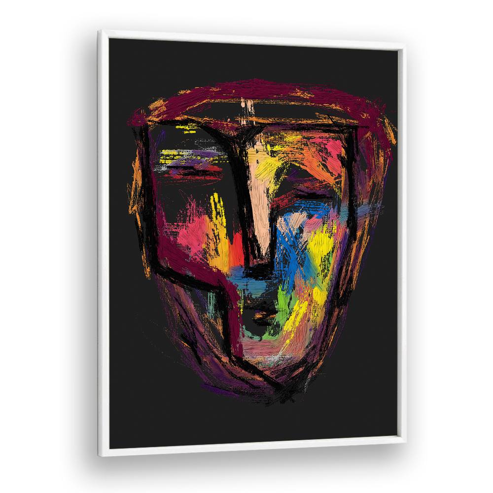 COLORFUL ABSTRACT FACE