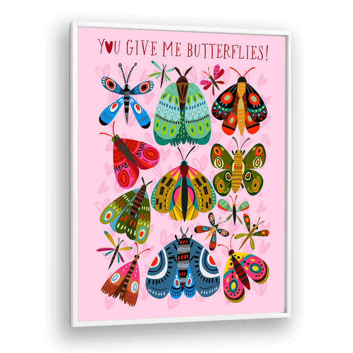 COLORFUL BUTTERFLY SYMPHONY , QUOTES & TYPOGRAPHY POSTERS