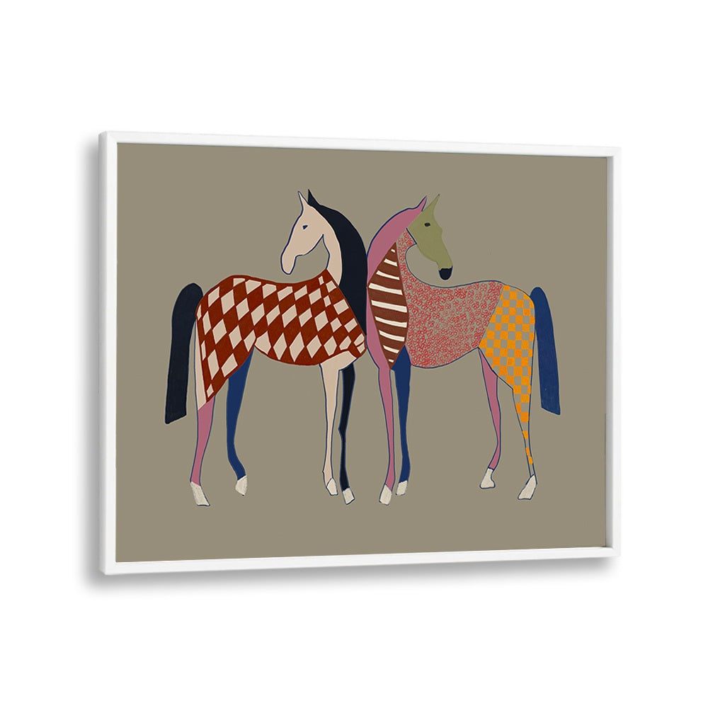COLORFUL PATTERNED HORSES