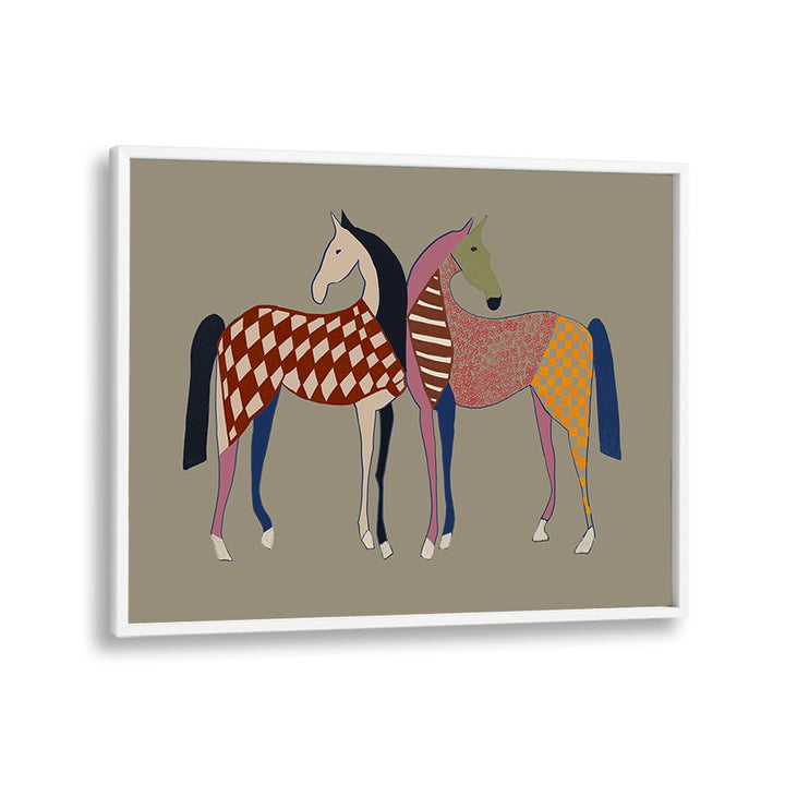COLORFUL PATTERNED HORSES