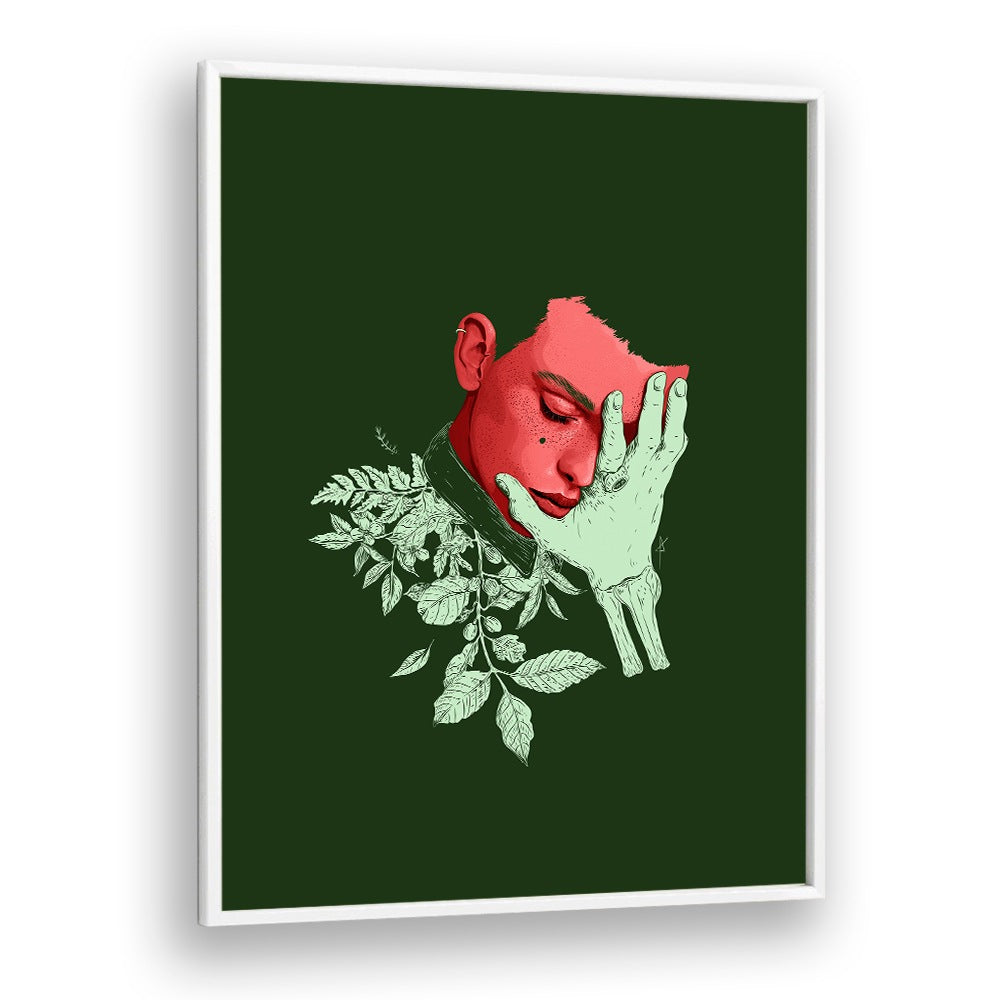 CONTEMPLATIVE BOTANICAL PORTRAIT