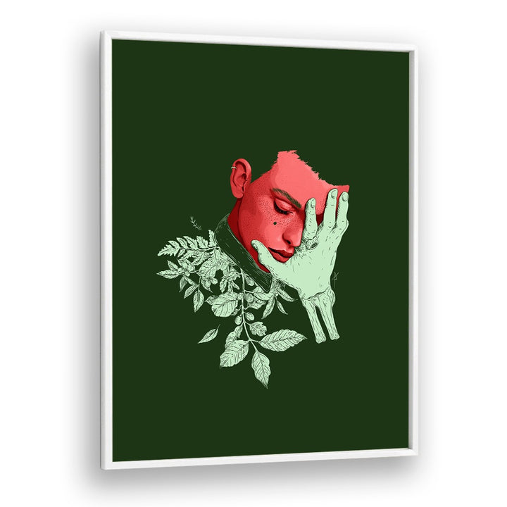 CONTEMPLATIVE BOTANICAL PORTRAIT
