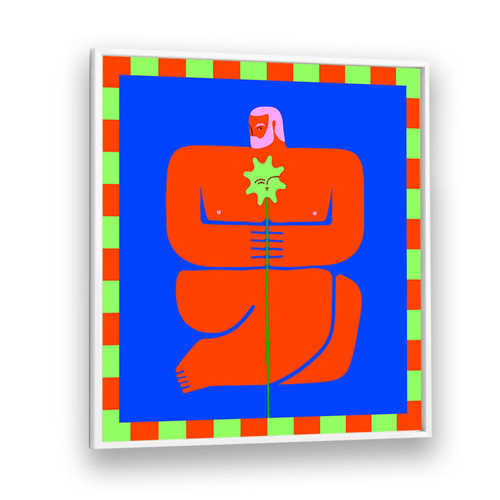 CONTEMPLATIVE EMBRACE , POP ART PAINTINGS