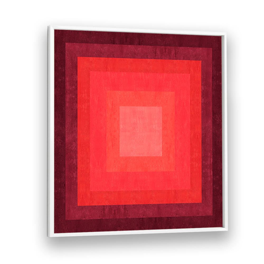 CRIMSON CONCENTRIC , GEOMETRIC ART PRINTS