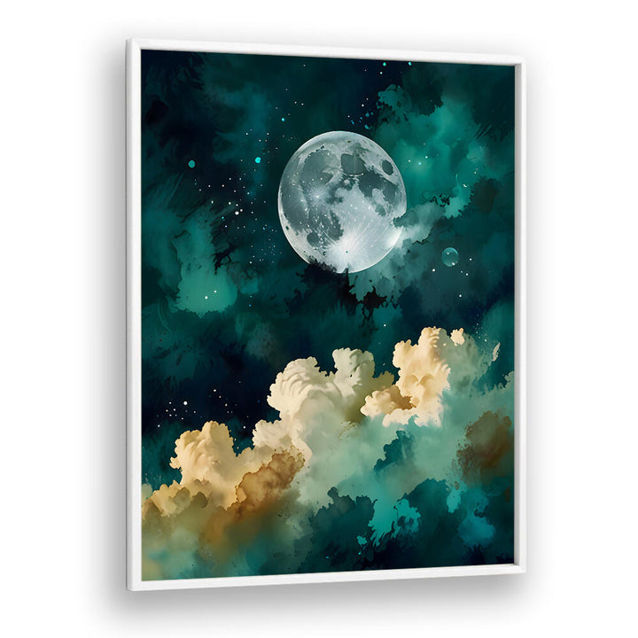 CLOUDS BENEATH THE MOON , LANDSCAPE PAINTINGS