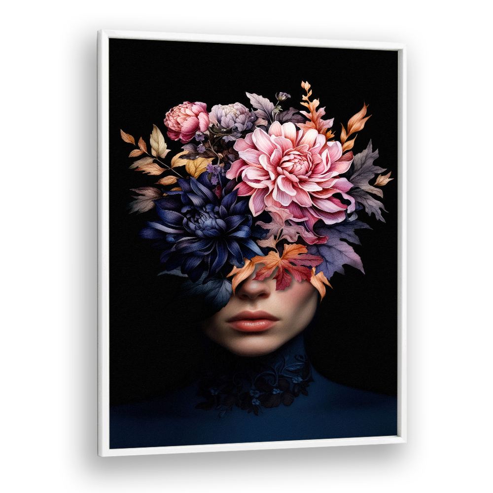 DARK FLORAL PORTRAIT